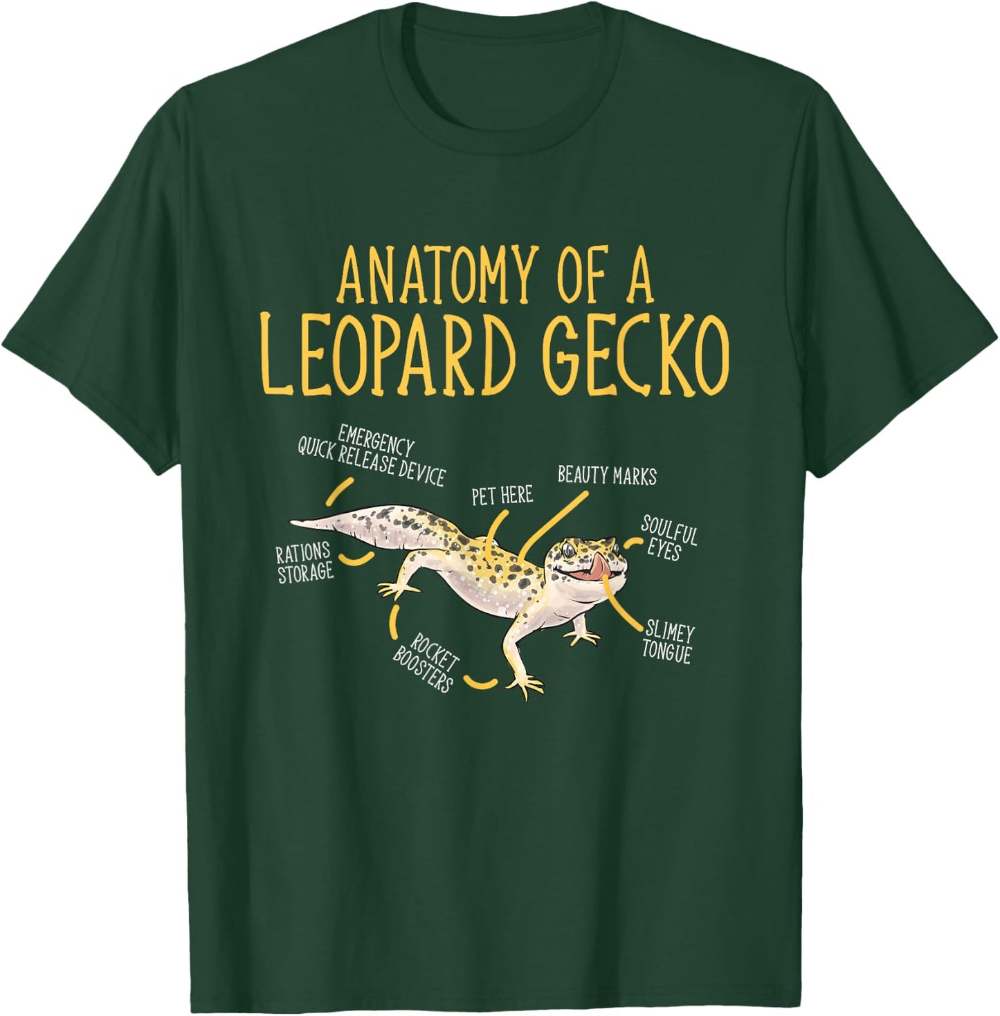 Leopard Gecko Reptile Pet Gecko Leopard Gecko T-Shirt - T-Shirt | Forest