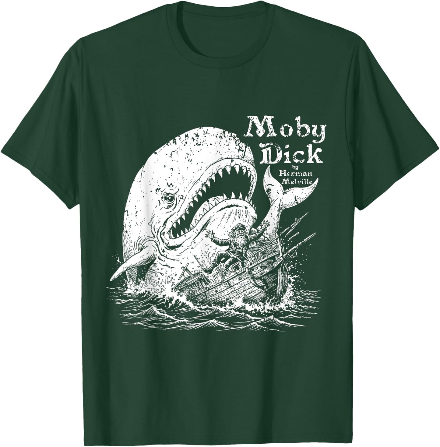 Moby Dick Vintage T-Shirt - T-Shirt | Forest