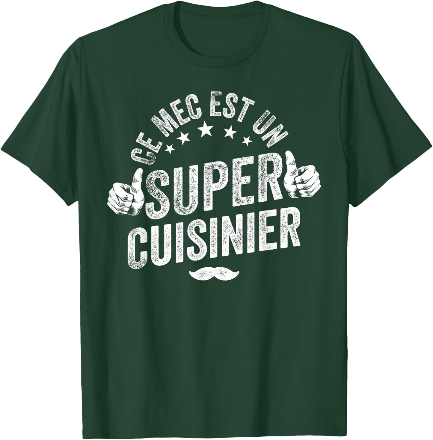 Men's Chef's Shirt Funny Kitchen , Black, S T-Shirt - T-Shirt | Forest