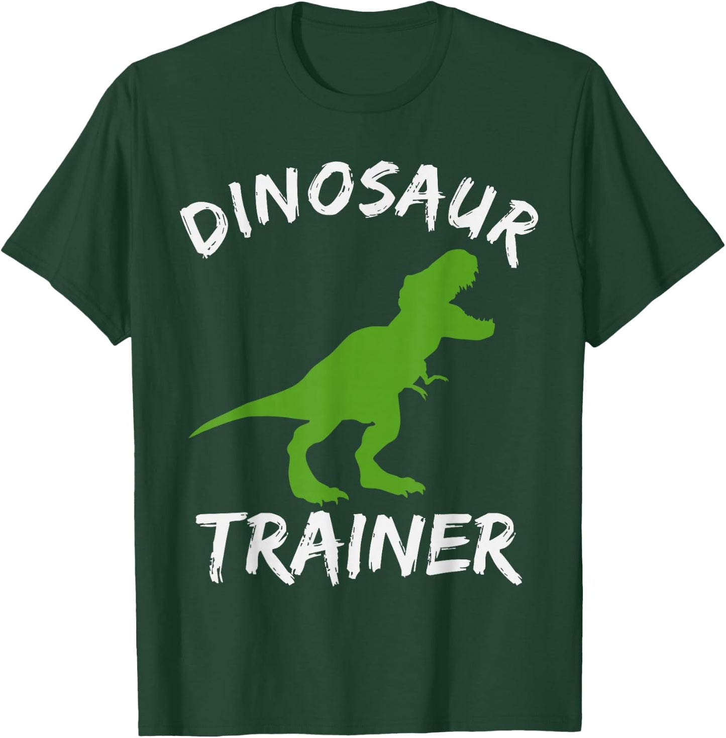 Dinosaur Trainer Lazy Halloween Costume T-rex Dino Boy Kids T-Shirt - T-Shirt | Forest