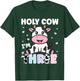 Holy Cow I'm Three Years Old Cute Cow 3rd Birthday Party T-Shirt - T-Shirt | Forest