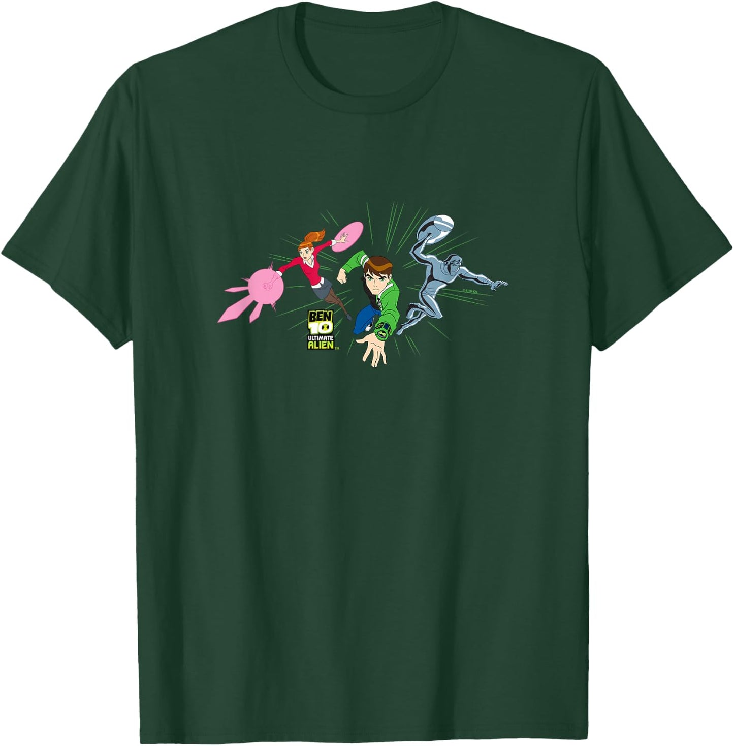 Ben 10 Ultimate Alien: Cosmic Destruction Epic Team Attack T-Shirt - T-Shirt | Forest