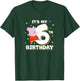 Peppa Pig It's My 6th Birthday Holiday Stars Celebration T-Shirt - T-Shirt | Forest