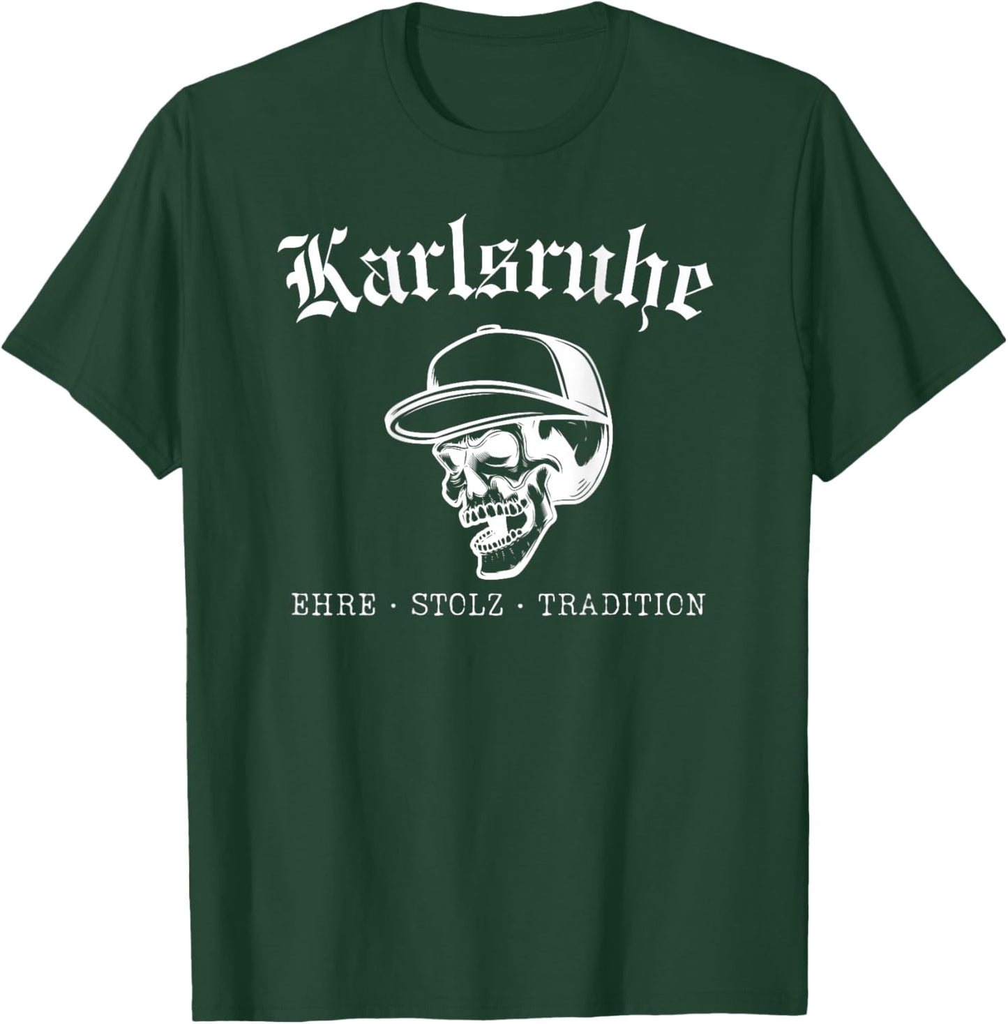 Karlsruhe Ehre & Stolz Fussball Ultras T-Shirt - T-Shirt | Forest