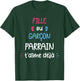 Man Sex Baby Sponsor Baby Shower Girl or Boy , Black, S T-Shirt - T-Shirt | Forest