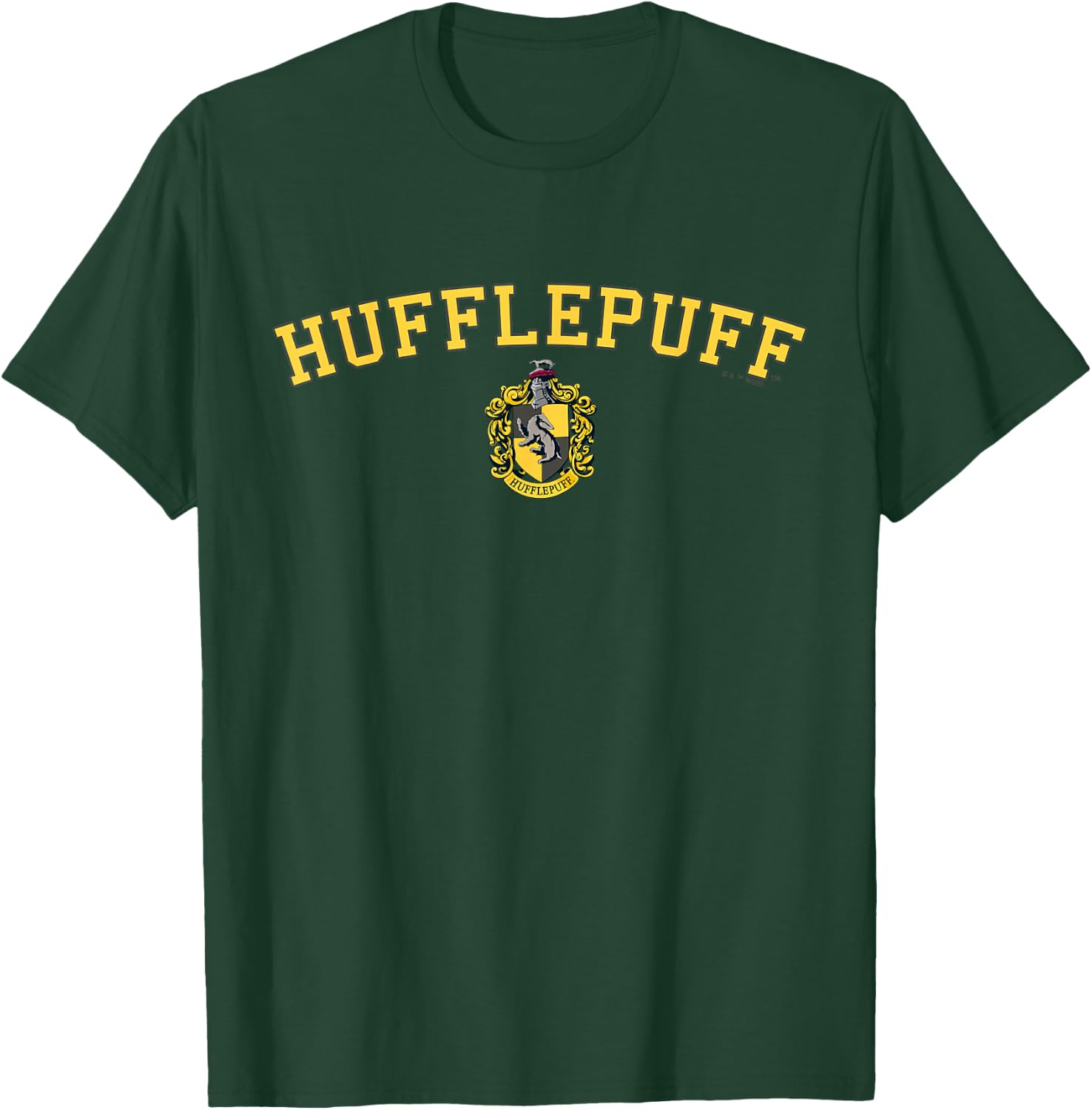 Harry Potter Hufflepuff Arc Small Crest T-Shirt - T-Shirt | Forest