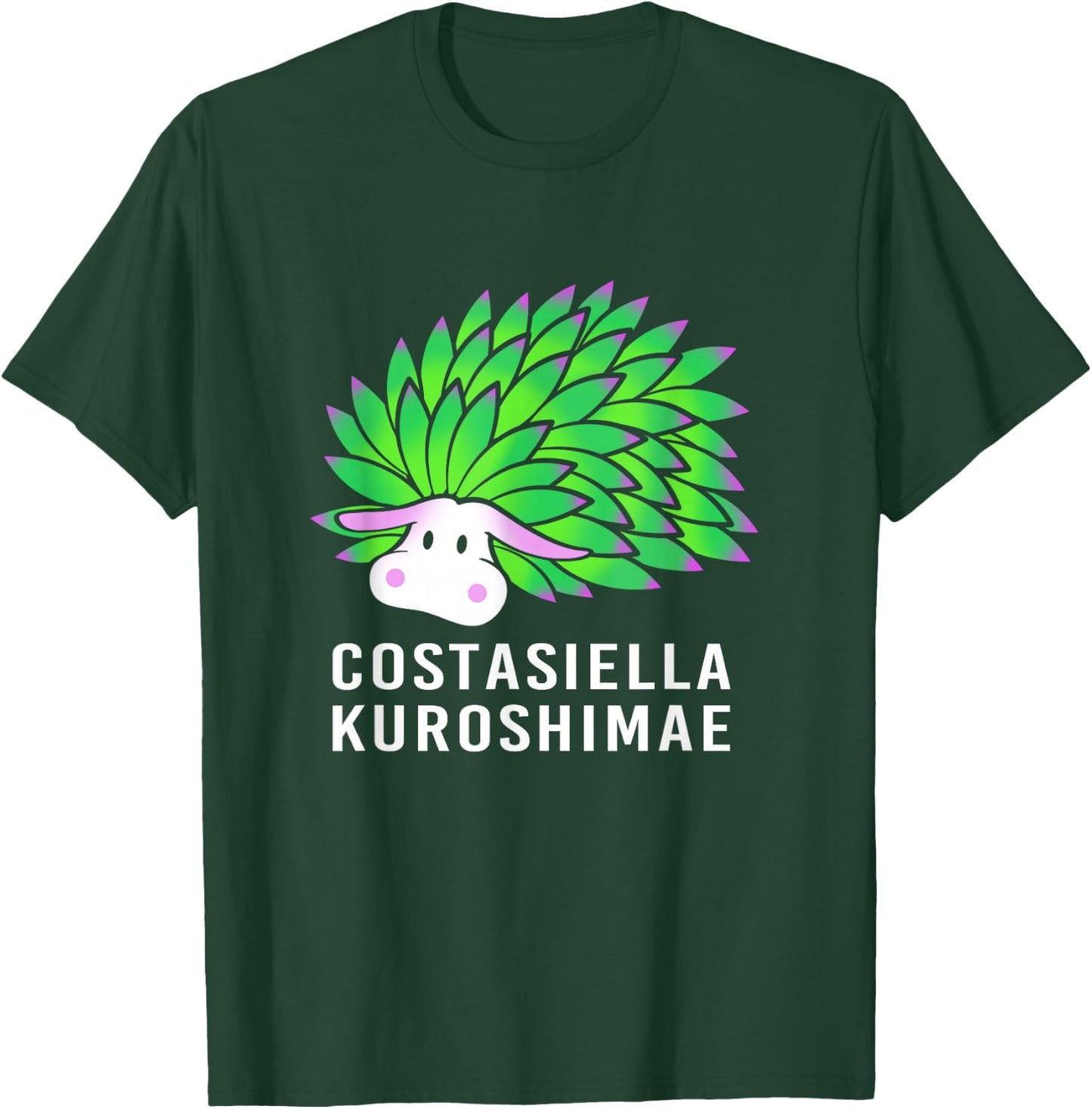 Leaf Slug Lover Costasiella Kuroshimae Leaf Sheep T-Shirt - T-Shirt | Forest