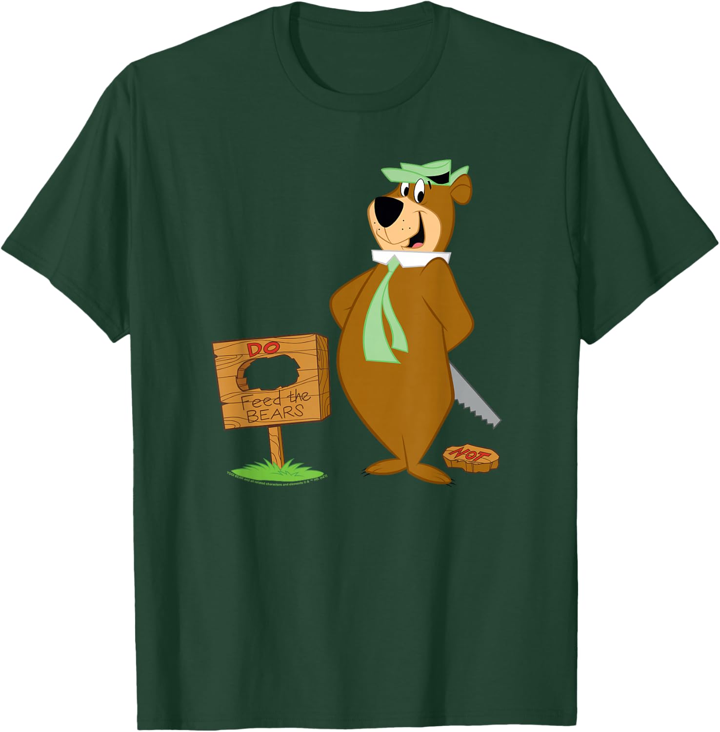 Yogi Bear Do Not Feed the Bears T-Shirt - T-Shirt | Forest