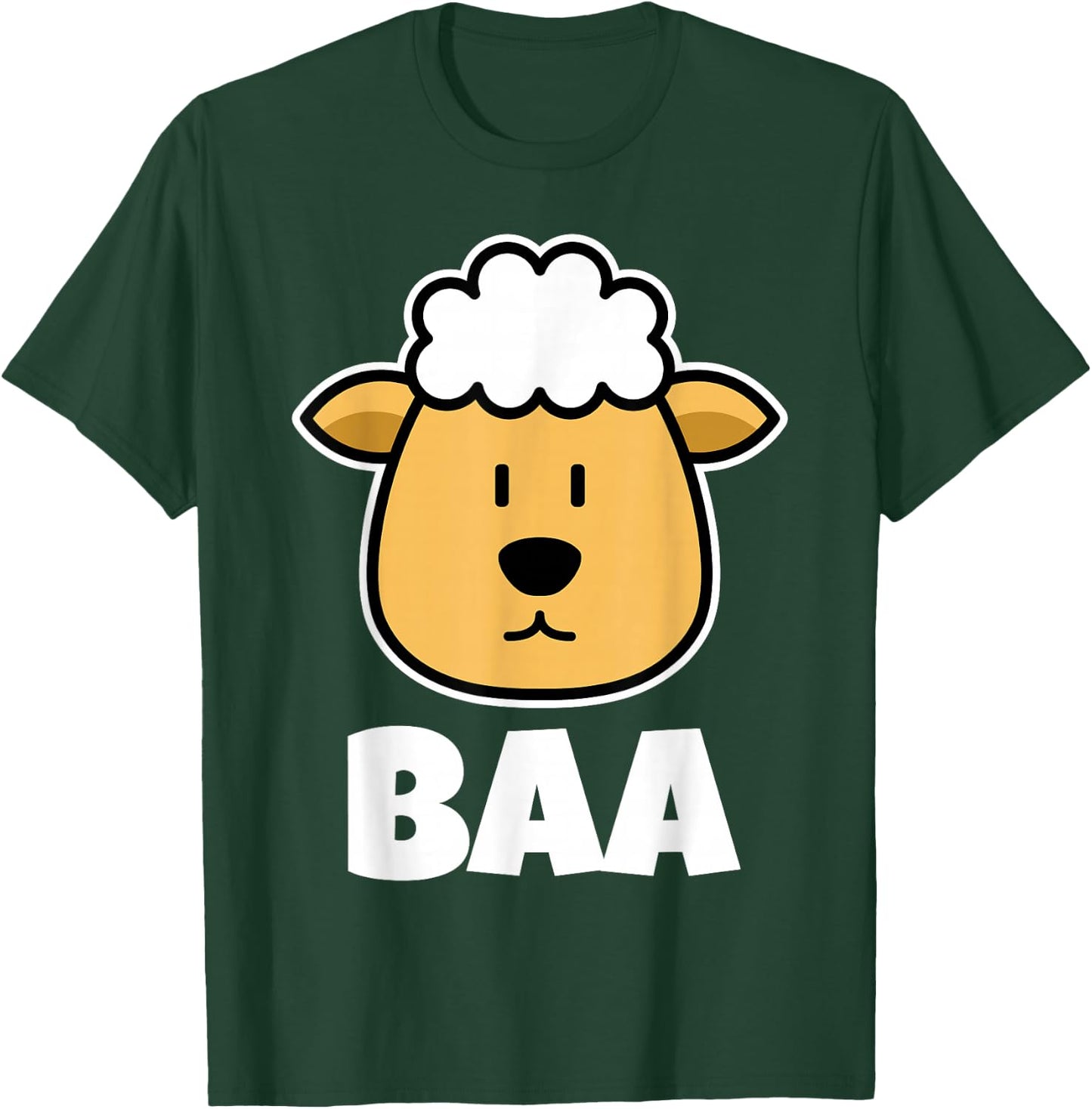 BAA Sheep Stuff | Sheep Lover Stuff | Kids Sheep T-Shirt - T-Shirt | Forest