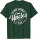 Oficial Member Cool Uncles Club Father's Day Uncle Funny T-Shirt - T-Shirt | Forest
