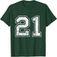 Number 21 T-Shirt - T-Shirt | Forest