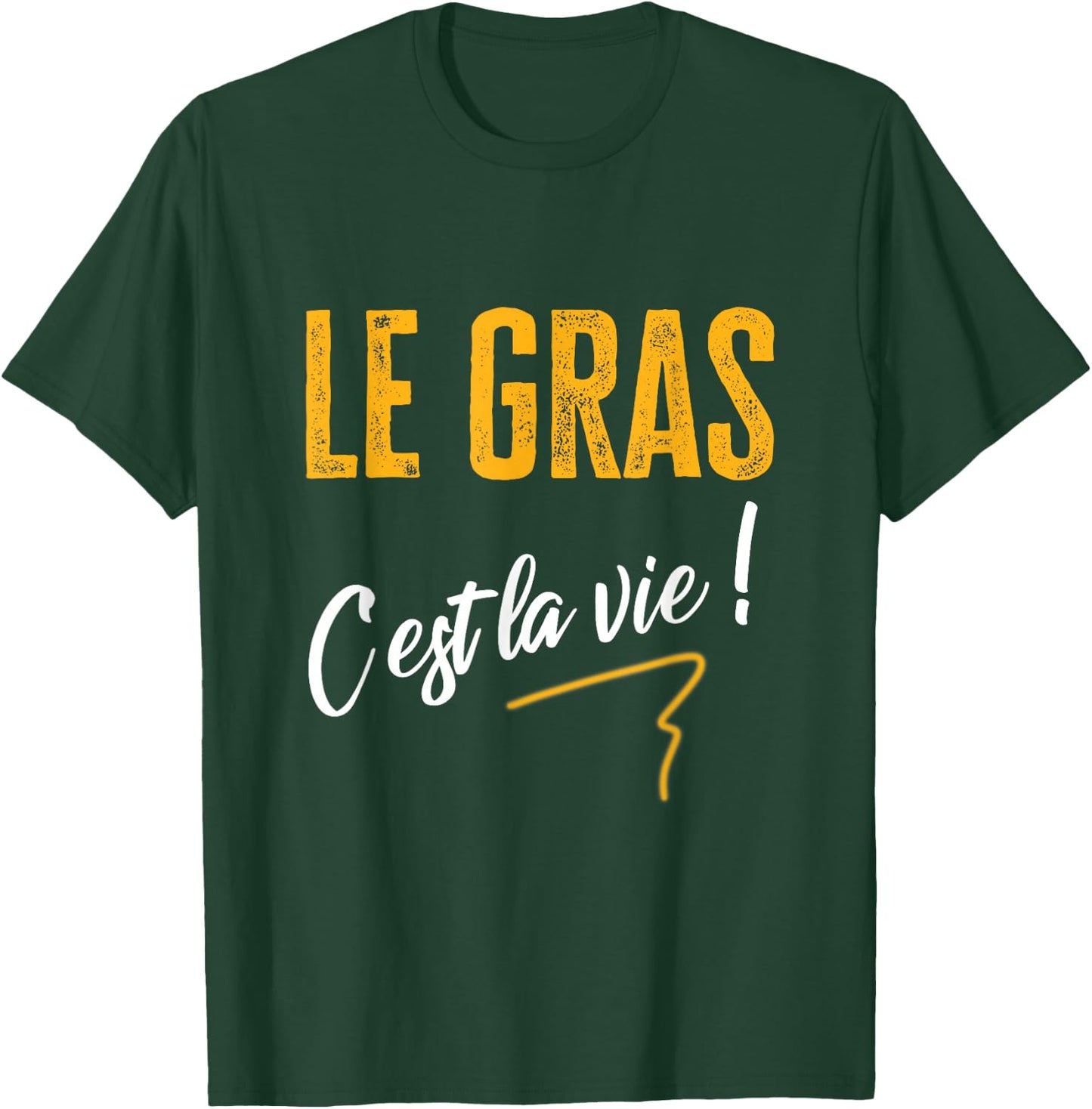 TV Le gras c'est La Vie phrase culte series kaamelott humour , Black T-Shirt - T-Shirt | Forest