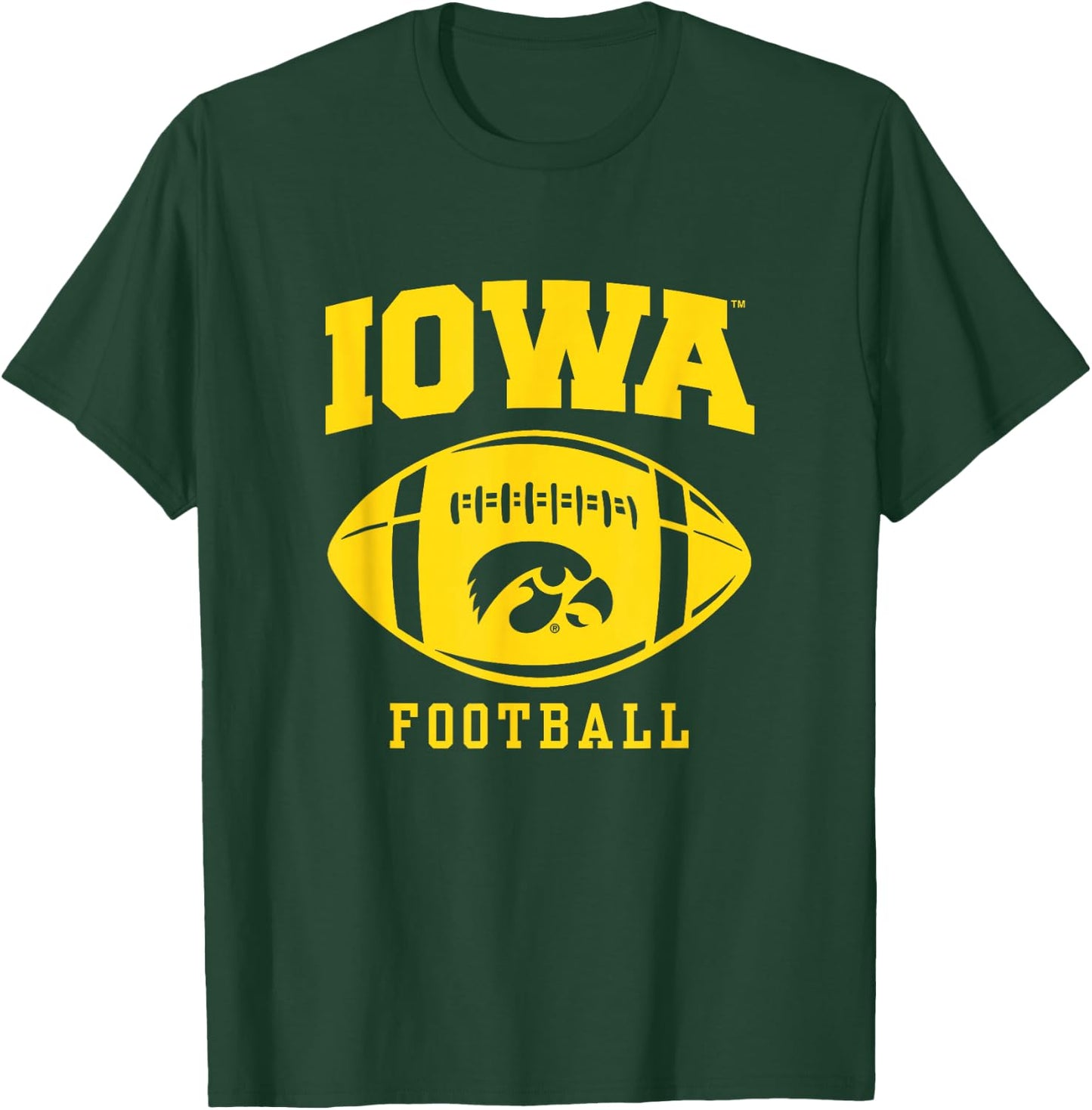 Iowa Hawkeyes | Official NCAA Merch | OCIMPIO004 T-Shirt - T-Shirt | Forest