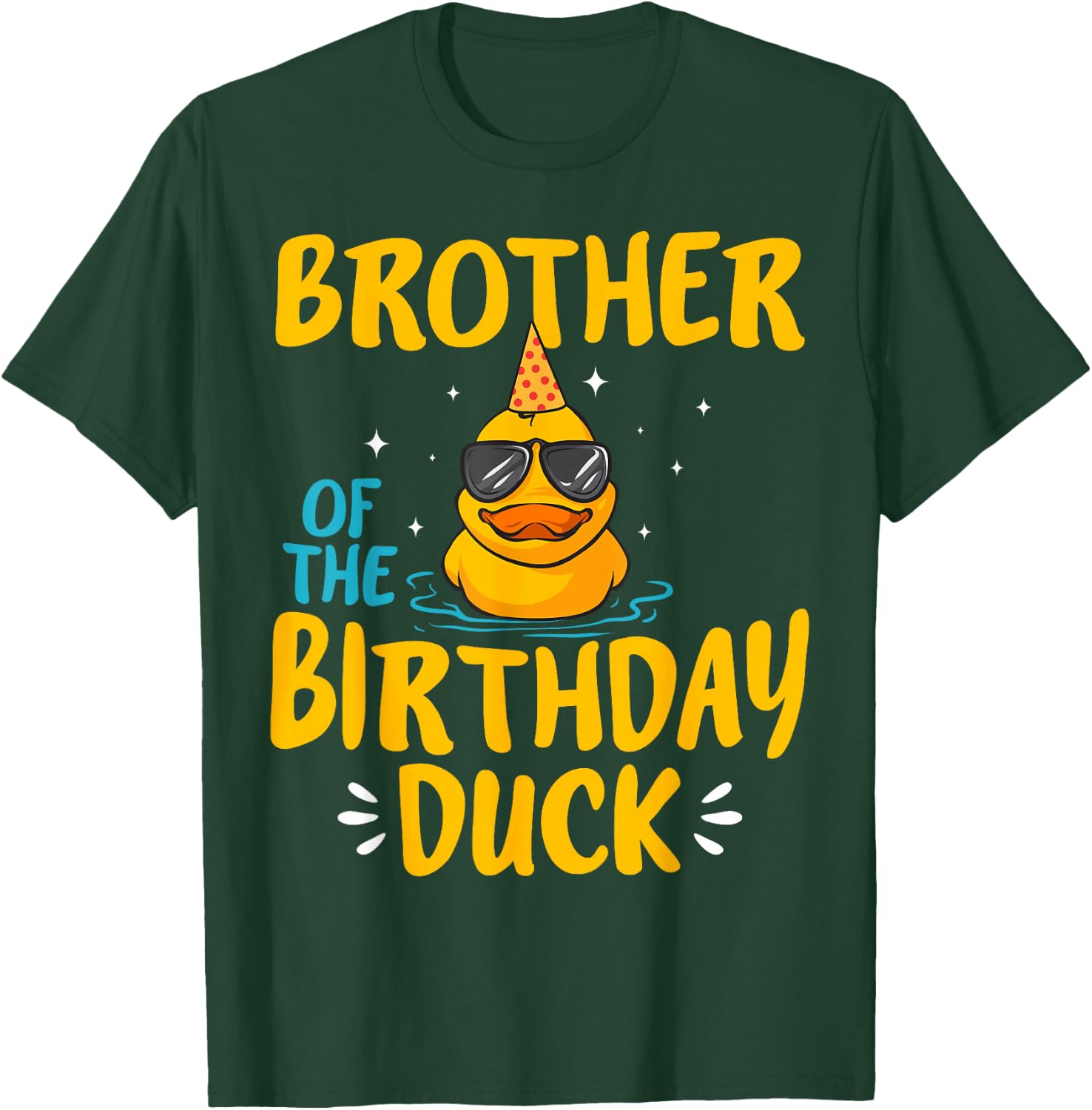 Rubber Duckies Brother Of The Birthday Duck Rubber Duck T-Shirt - T-Shirt | Forest