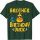 Rubber Duckies Brother Of The Birthday Duck Rubber Duck T-Shirt - T-Shirt | Forest