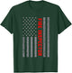 Fire Inspector Vintage US Flag Dad T-Shirt - T-Shirt | Forest
