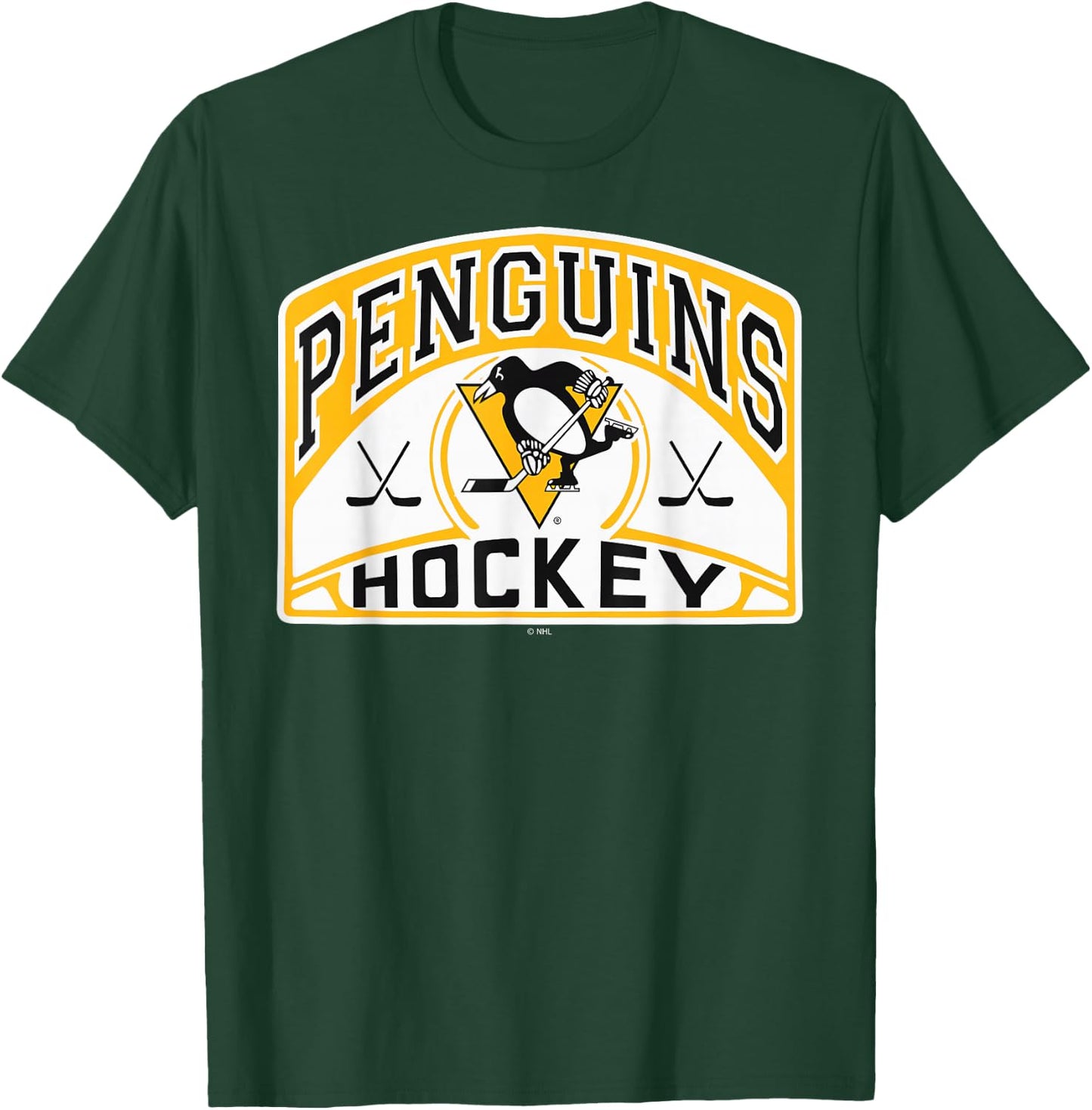Pittsburgh Penguins Glide Dark Heather Officially Licensed T-Shirt - T-Shirt | Forest