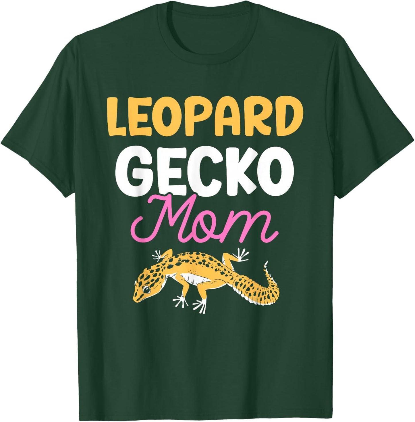 Leopard Gecko Mom Owner Geckos Lizard Leopard Gecko Mother T-Shirt - T-Shirt | Forest