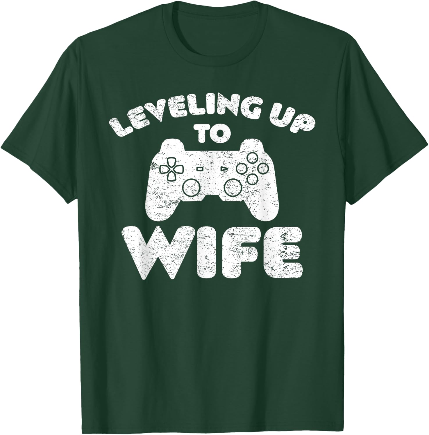 Promoted To Wife Gamer Leveling Up To Wife T-Shirt - T-Shirt | Forest