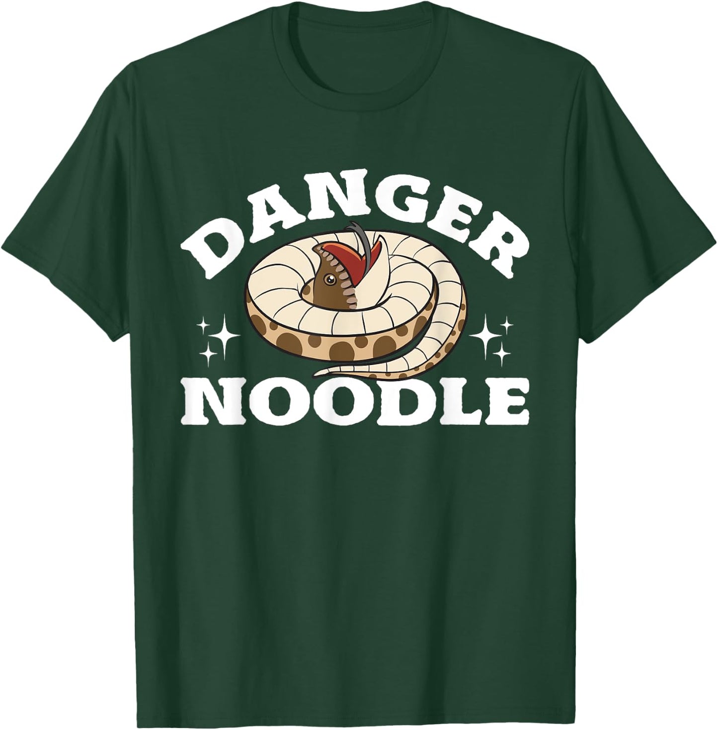 Hognose Snake Danger Noodle Pet Reptile Hognose Snake T-Shirt - T-Shirt | Forest