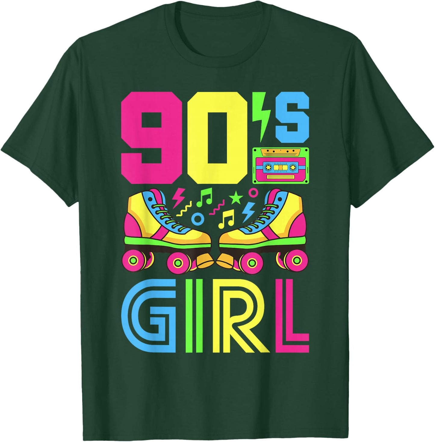 90s Girl 90s Outfit 90s Costume 90s Party 90s , black T-Shirt - T-Shirt | Forest