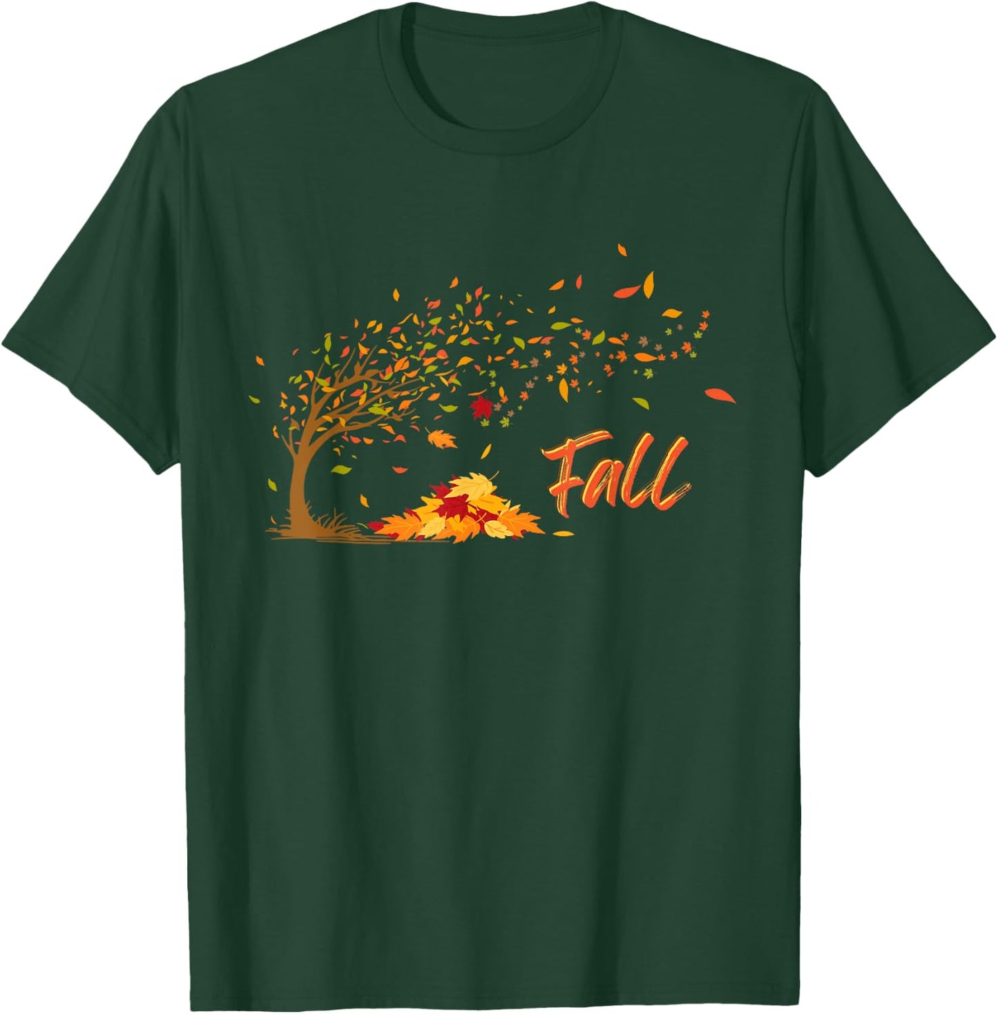 Simply Fall Leaves T-Shirt - T-Shirt | Forest
