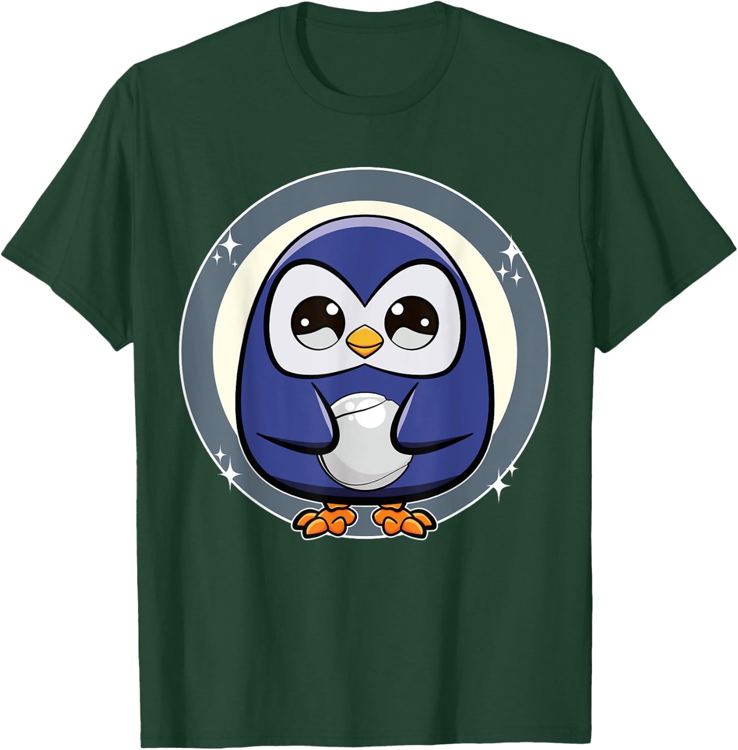Penguin Baseball T-Shirt - T-Shirt | Forest