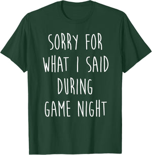 Funny Family Board Game Night T-Shirt - T-Shirt | Forest