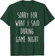 Funny Family Board Game Night T-Shirt - T-Shirt | Forest