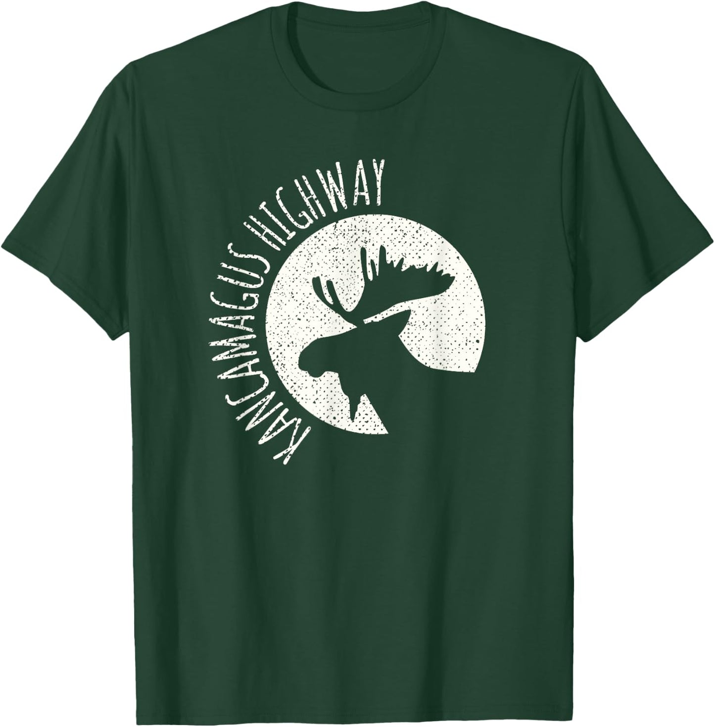 Kancamagus Highway Moose graphic New Hampshire T-Shirt - T-Shirt | Forest