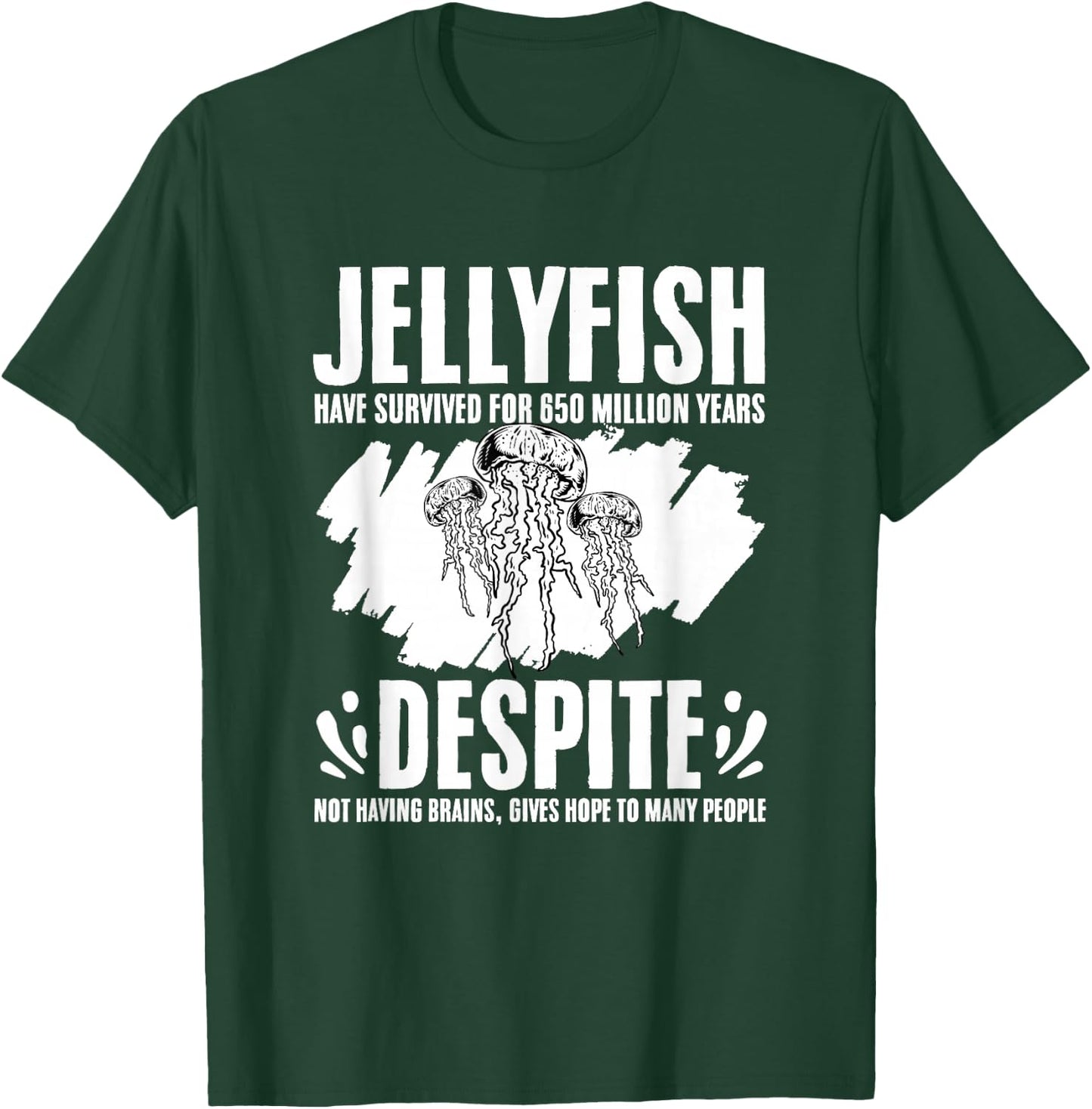 Not Having Brain Scuba Diving Jellyfish Beach Jelly Fish T-Shirt - T-Shirt | Forest