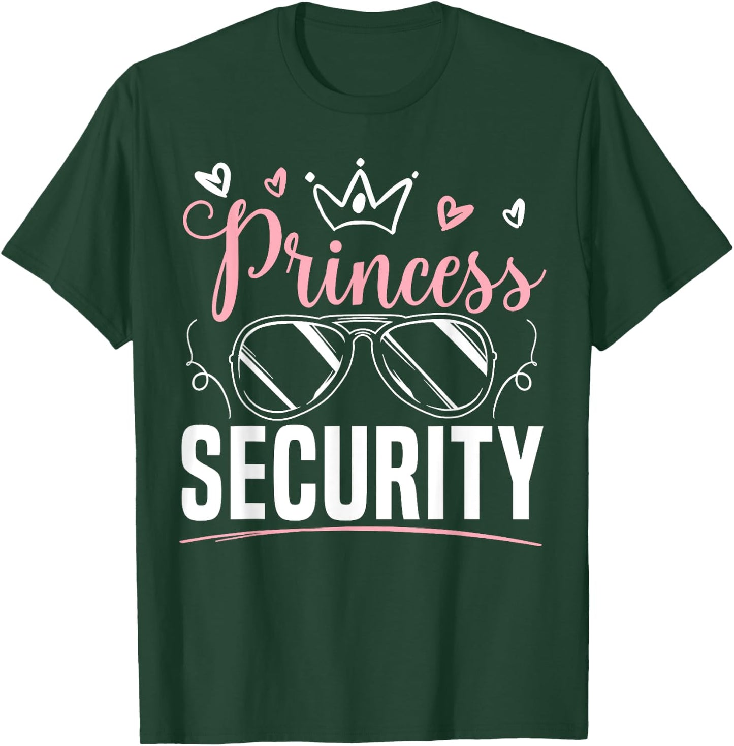 Prinzessinnen-Sicherheitsdesign für eine Ankündigung des großen Bruders T-Shirt - T-Shirt | Forest