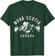 Nova Scotia Canada Souvenir Vintage Mountains Moose T-Shirt - T-Shirt | Forest