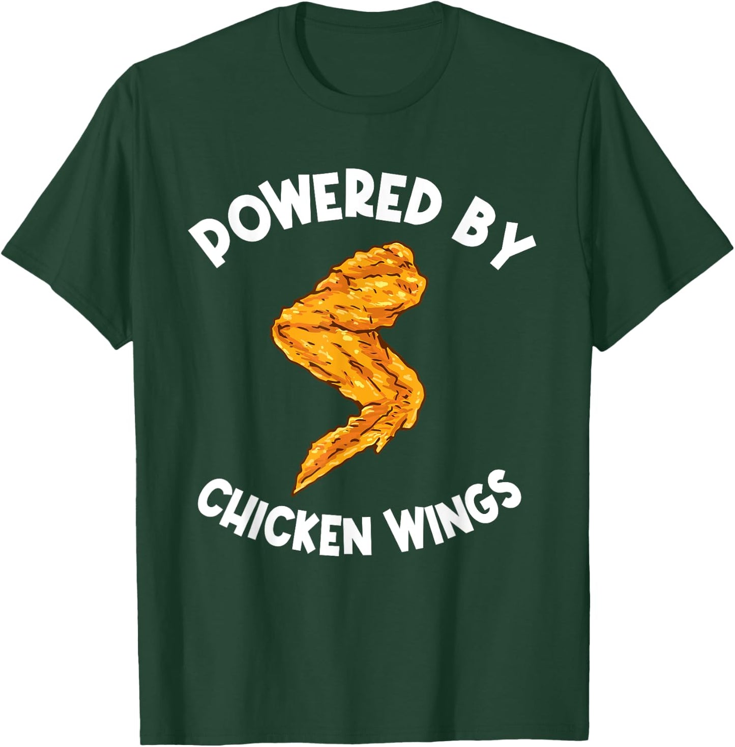 Funny Chicken Wings Apparel Fast Food Hot Wing T-Shirt - T-Shirt | Forest
