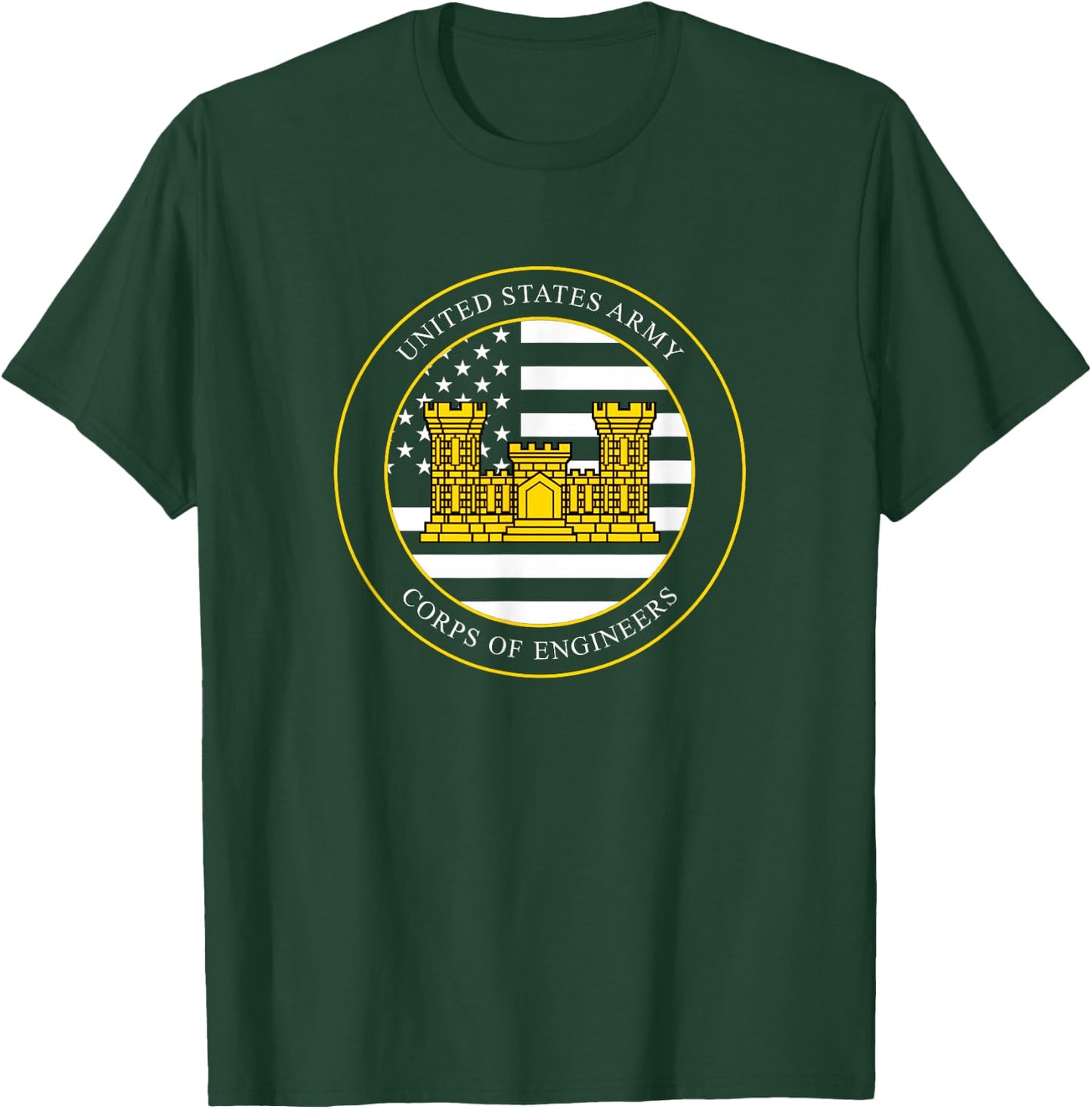 United States Army Corps of Engineers USACE T-Shirt - T-Shirt | Forest
