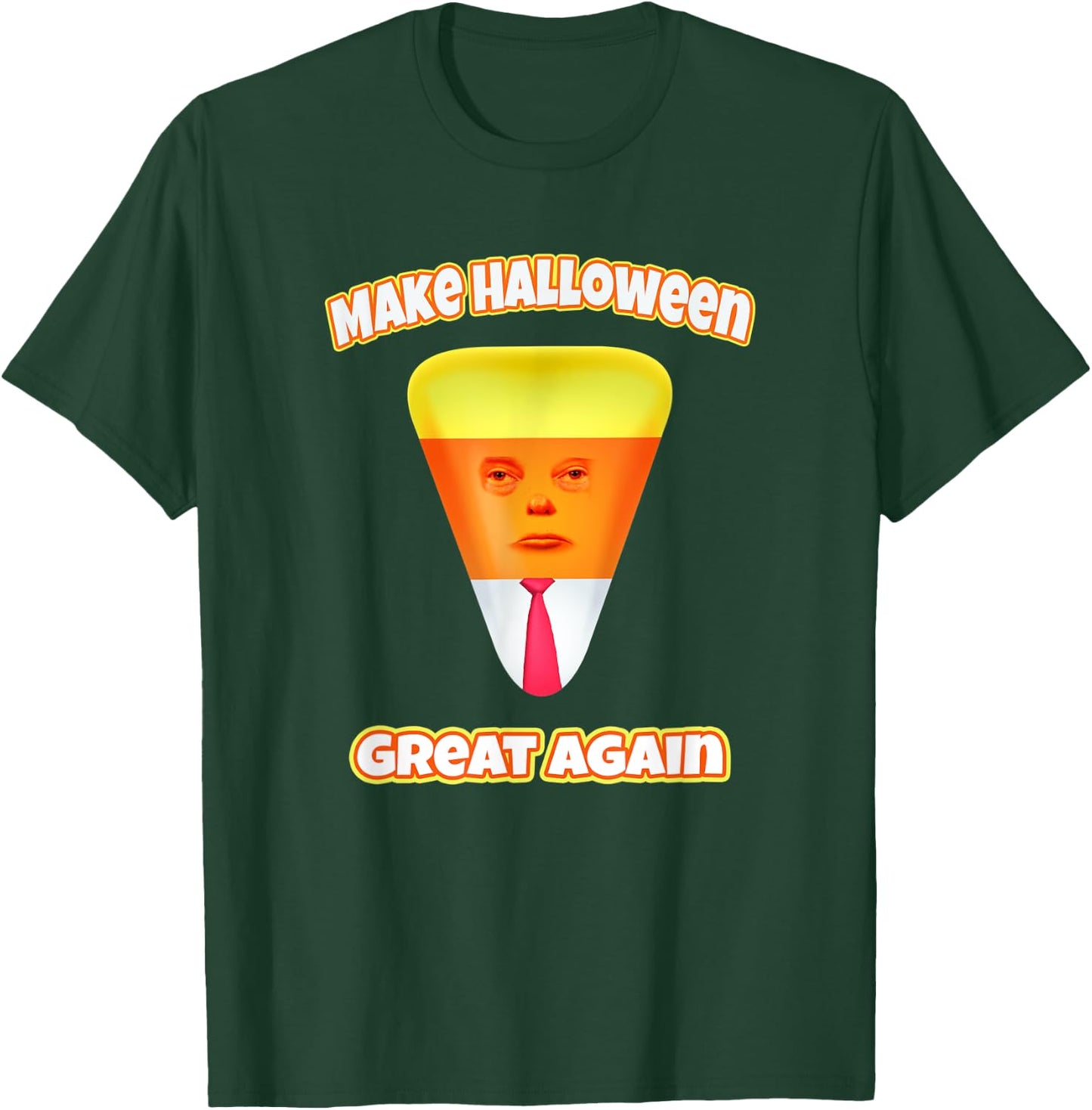 Funny Trump Halloween Costume Funny Candy Corn Halloween T-Shirt - T-Shirt | Forest