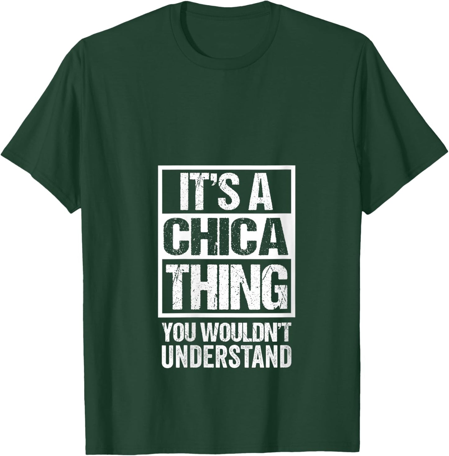It's A Chica Thing You Wouldn't Understand V-Neck T-Shirt - T-Shirt | Forest