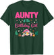 Aunty Of The Birthday Girl Sea Turtle Ocean Birthday Party T-Shirt - T-Shirt | Forest