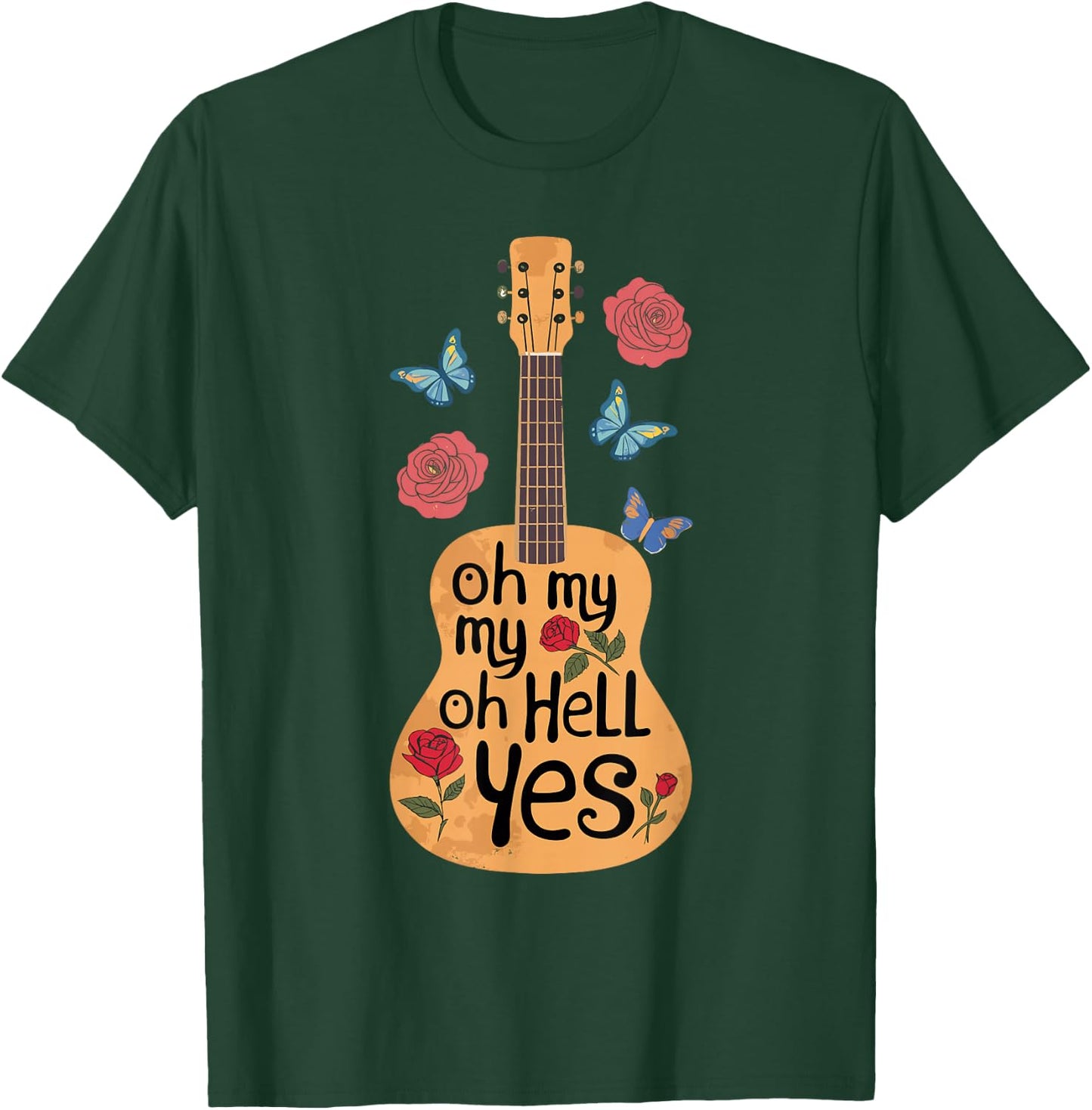 !RALUPOP OH MY MY OH HELL YES | Music , Small, Blue T-Shirt - T-Shirt | Forest