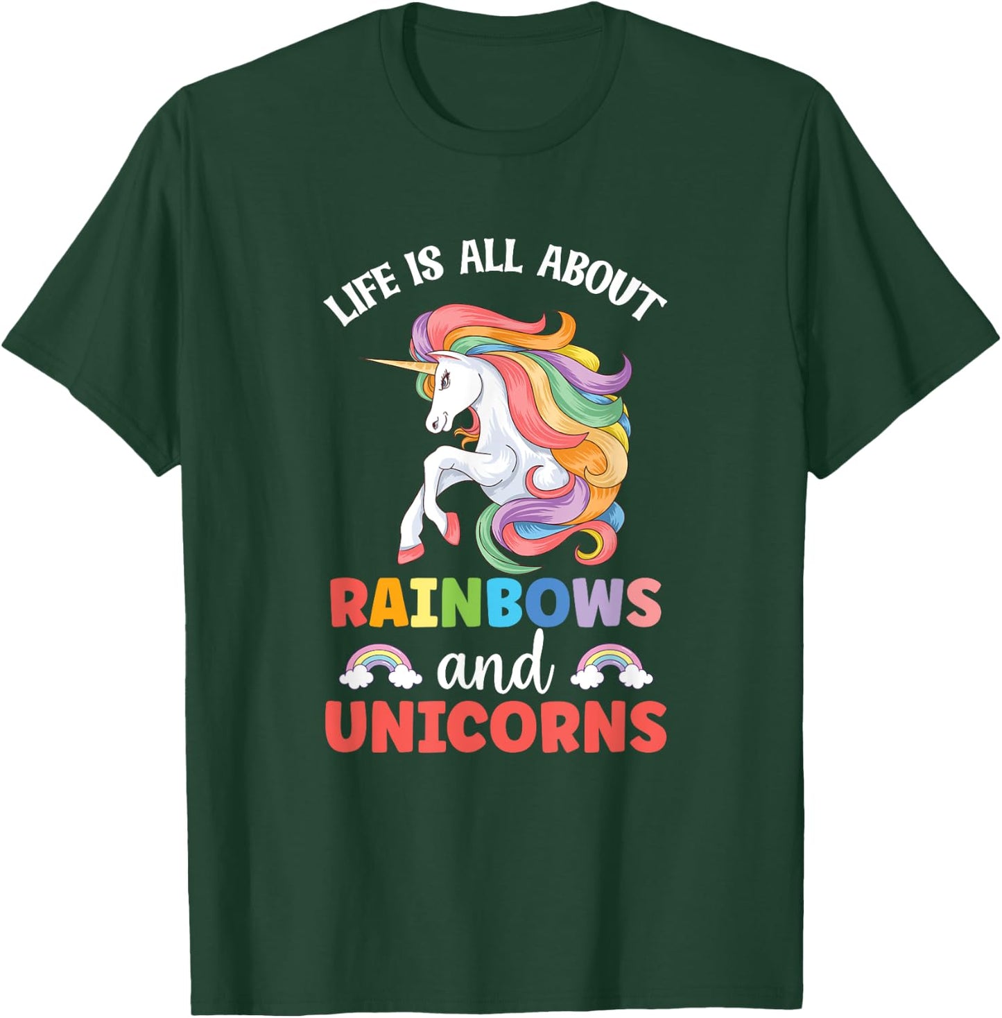 Unicorn Unicorns Women Horse T-Shirt - T-Shirt | Forest
