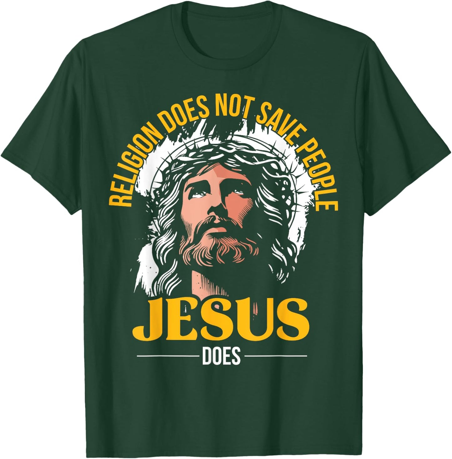 Jesus Christ and Faith Christian Bible and Love Jesus T-Shirt - T-Shirt | Forest
