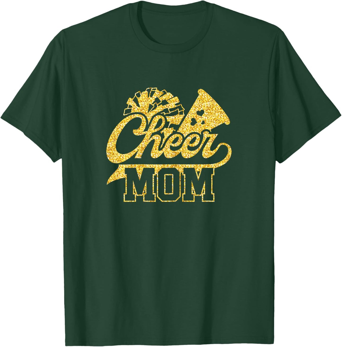 Cheer Mom Cheerleading Cheerleader Mama , black T-Shirt - T-Shirt | Forest