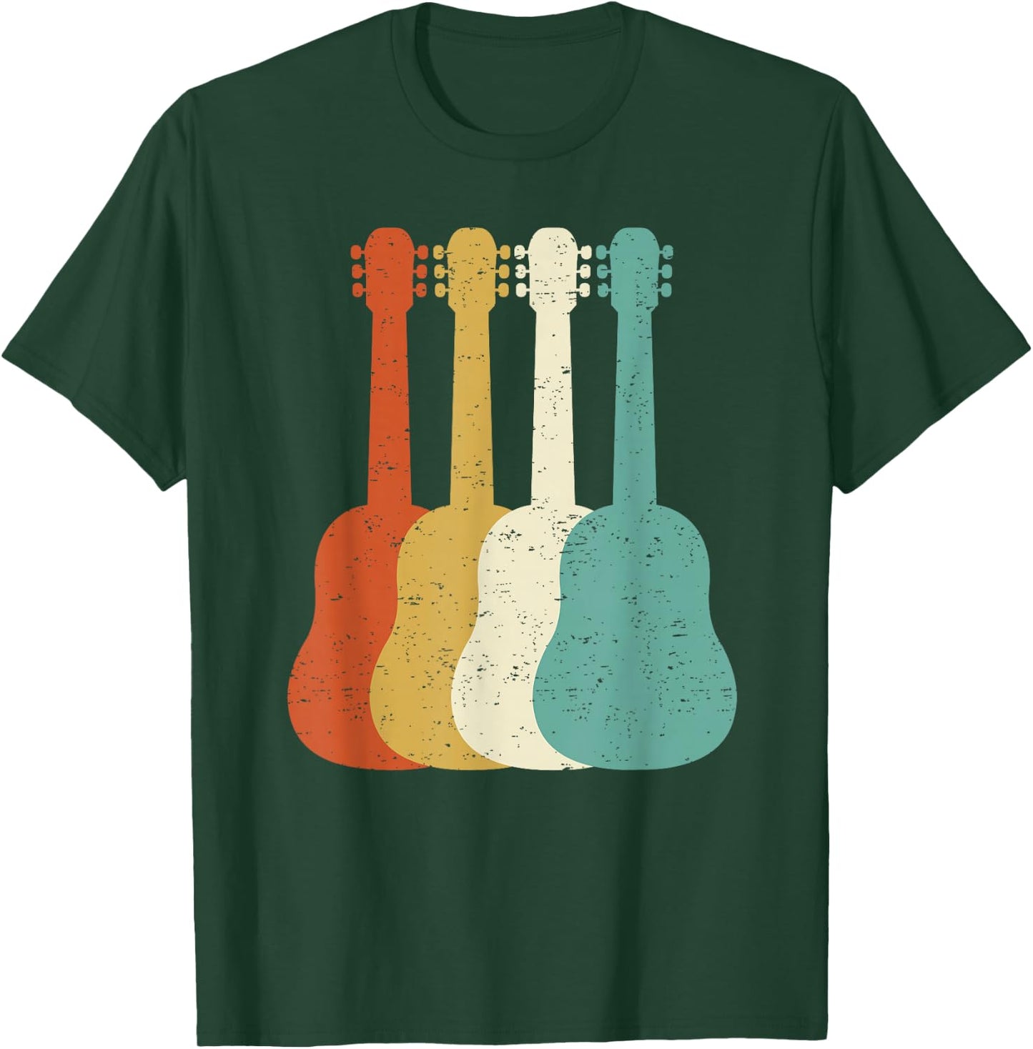 Retro Guitar Player Saying Guitarist I Vintage Guitars T-Shirt - T-Shirt | Forest