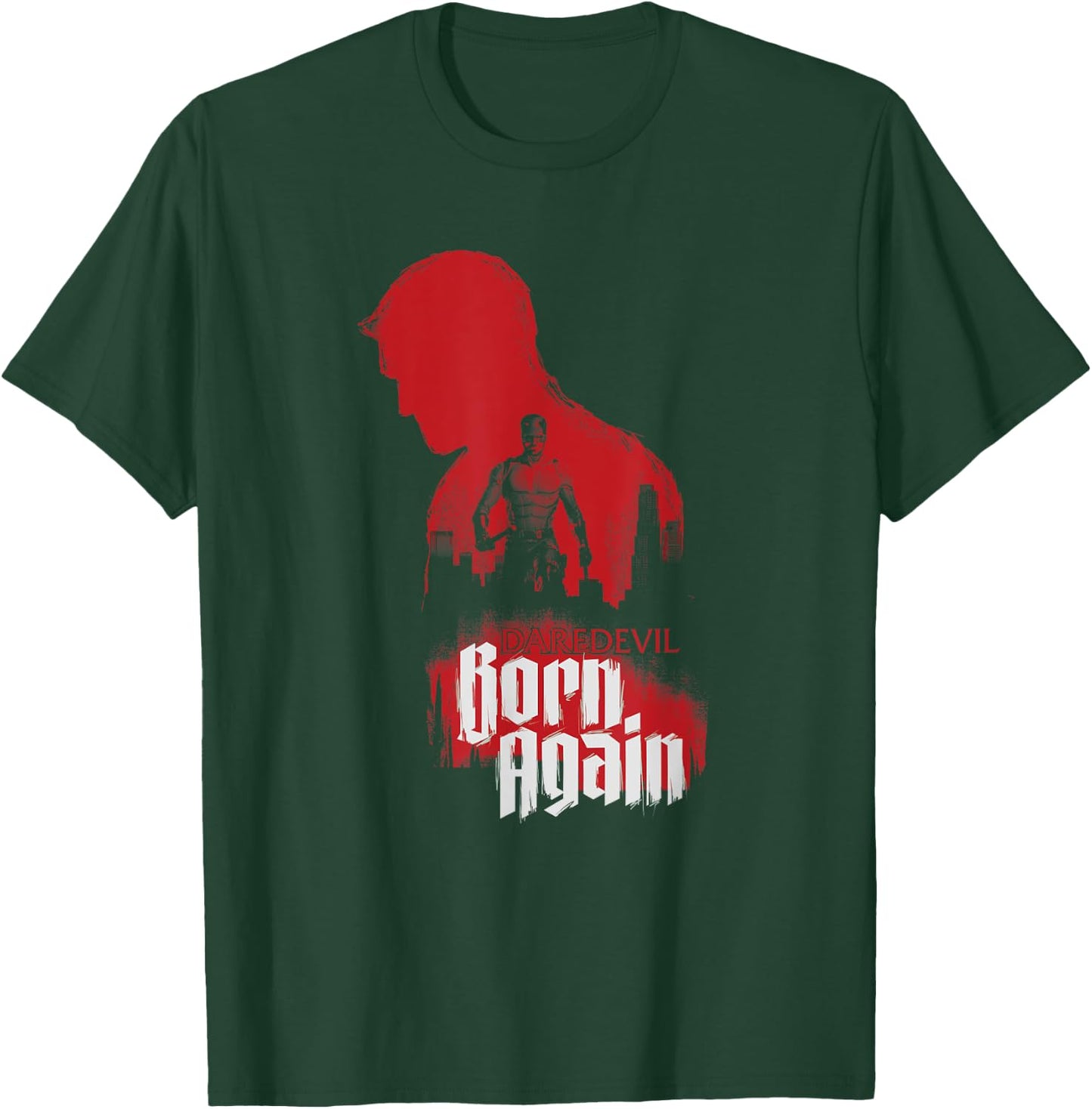 Daredevil Born Again Red Shadow T-Shirt - T-Shirt | Forest