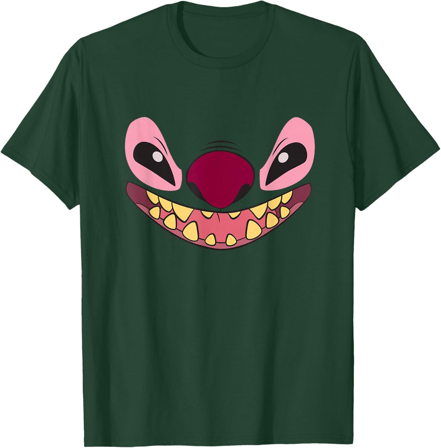 Disney Lilo & Stitch Big Leroy Alien Face T-Shirt - T-Shirt | Forest
