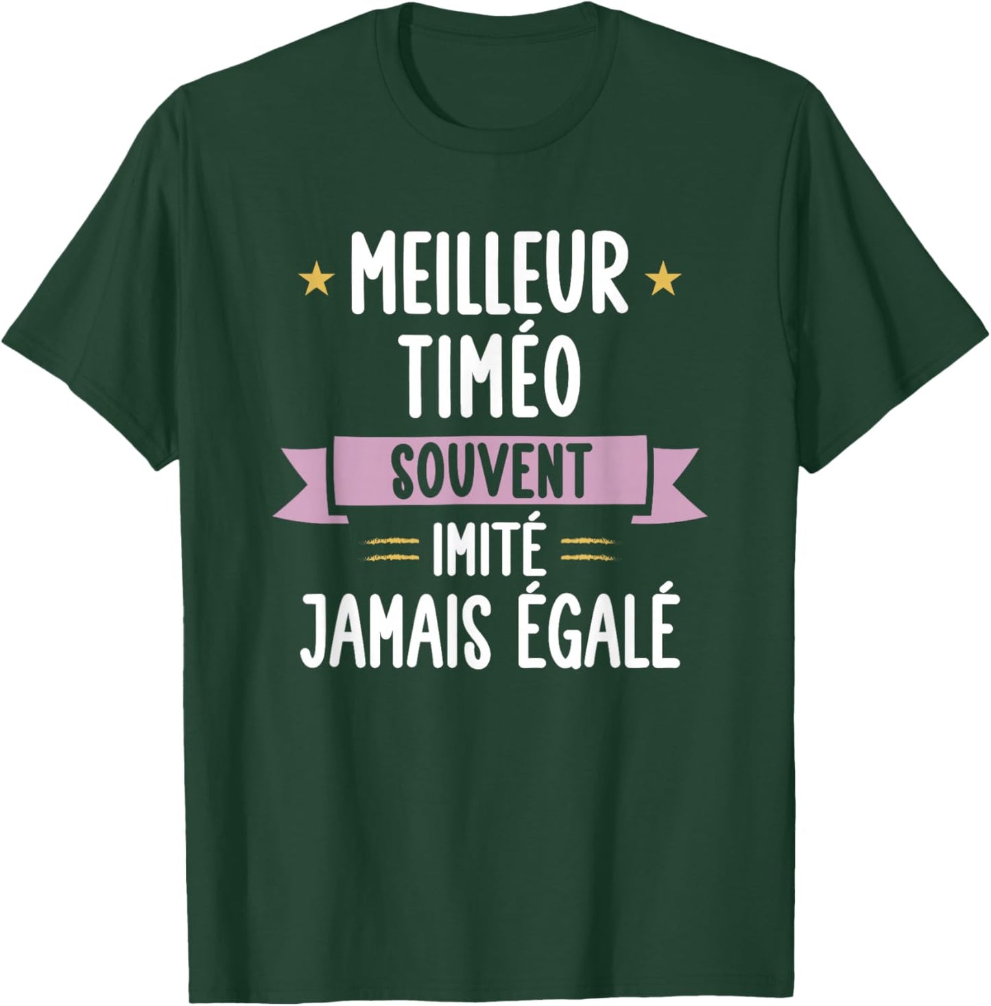 Cadeau Homme Unique Humour Prénom Personnalisé Timéo T-Shirt - T-Shirt | Forest