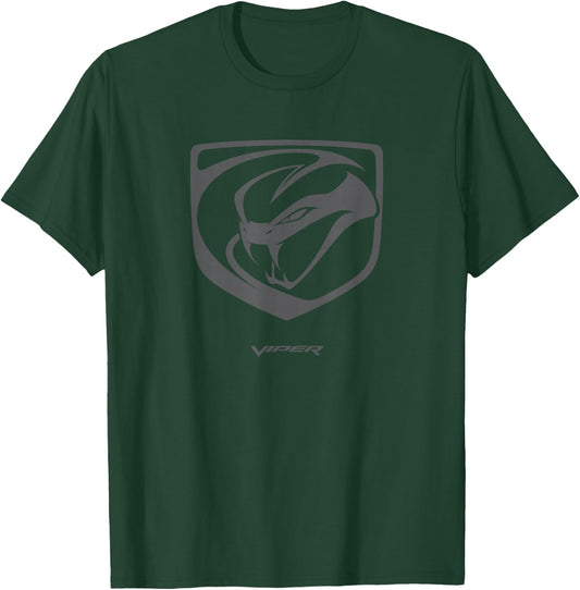 Dodge Viper Logo , Black, S T-Shirt - T-Shirt | Forest