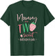 Mama der Zwei Süße Geburtstagskind Strawberry 2nd Party T-Shirt - T-Shirt | Forest