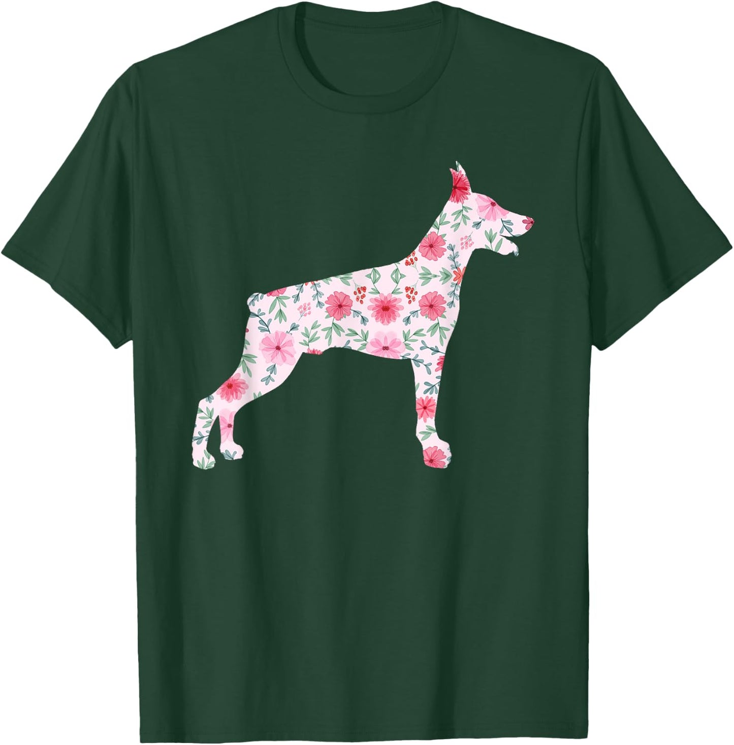 Cool Doberman Design Women Kids Doberman Pinscher T-Shirt - T-Shirt | Forest