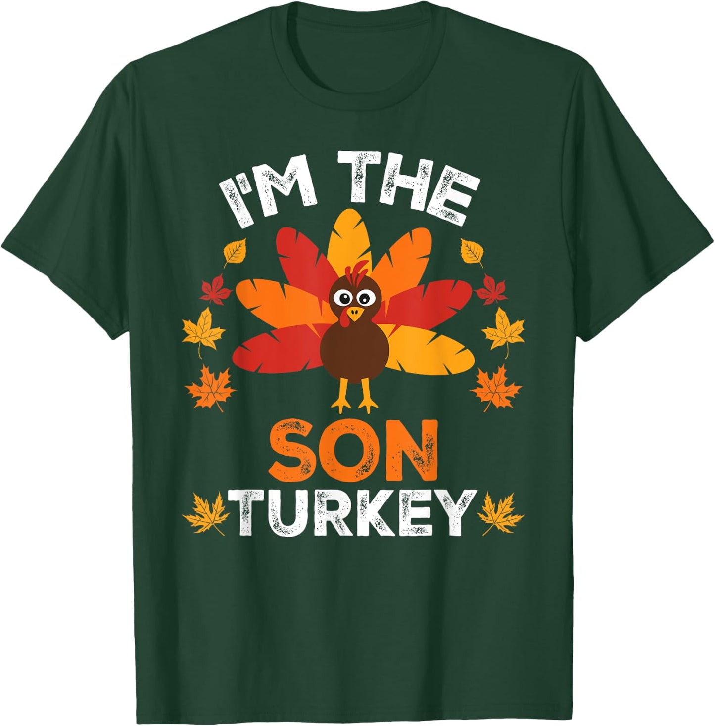 Matching Thanksgiving Thankful Gifts by T&T - Adults & Kids - Black - Small - Short Sleeve - Classic Fit - Fun, Festive, Modern - Thanksgiving Family Matching T-Shirt - T-Shirt | Forest